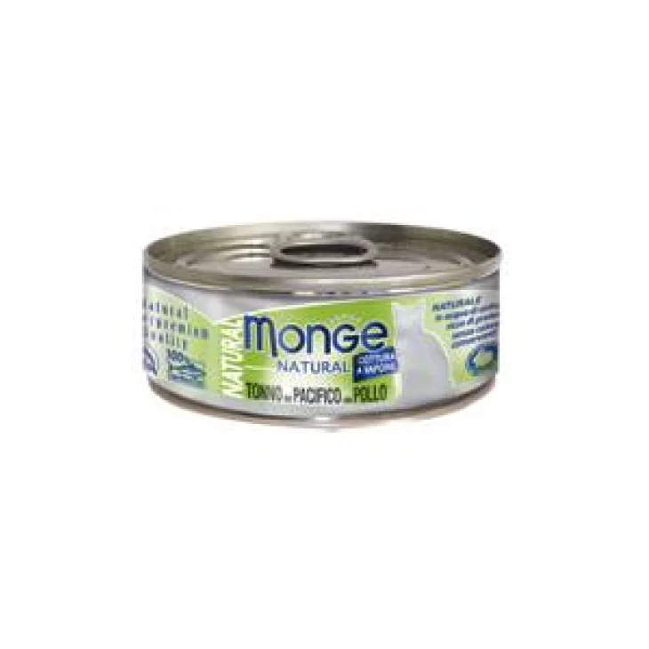Monge Delicate Cibo umido per gatti gusto Tonno Pacifico con pollo 80 g