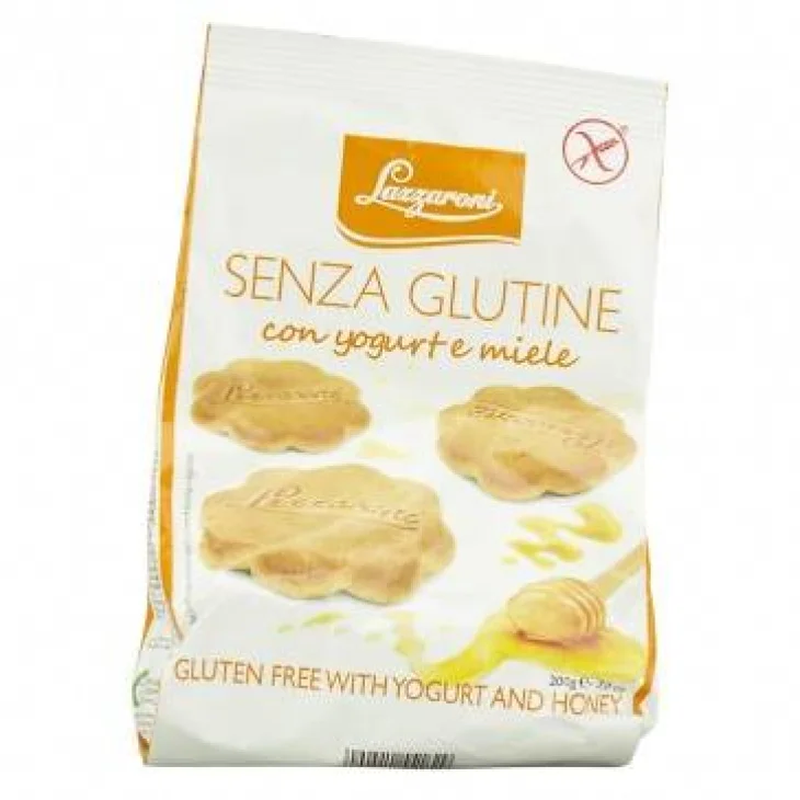 Lazzaroni Biscotti Frollini con Yogurt e Miele Senza Glutine