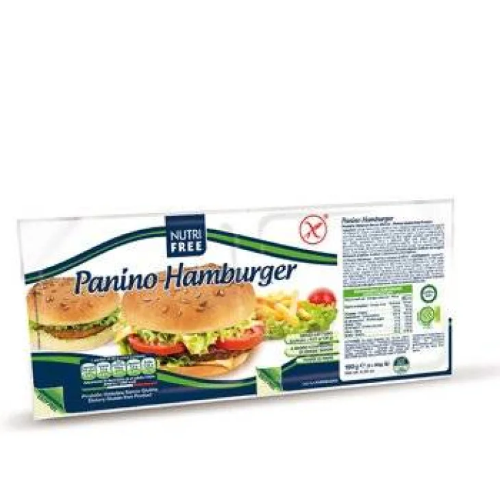 Nutri Free Panino Hamburger Senza glutine e senza lattosio 180 g