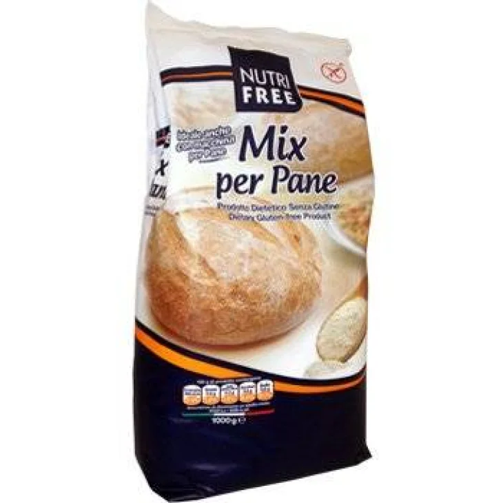 NutriFree Mix per Pane Farina Senza Glutine Senza Lattosio 1000 g