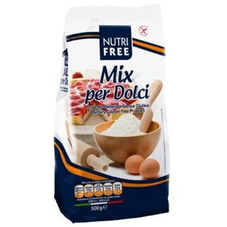 Nutri Free Mix per Dolci Farina Senza Glutine Senza Lattosio 500 gr