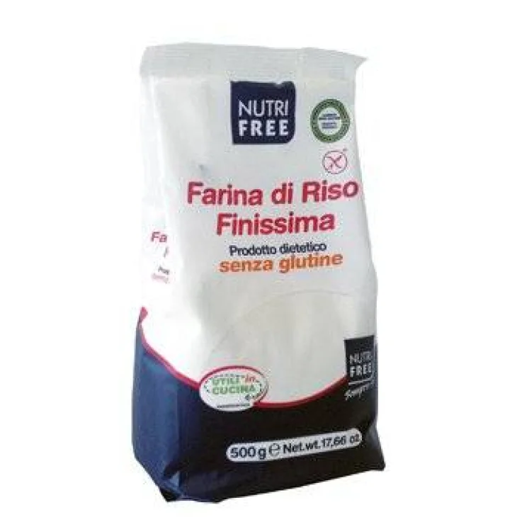 Nutri Free Farina di Riso Finissima senza glutine e senza lattosio 500 g