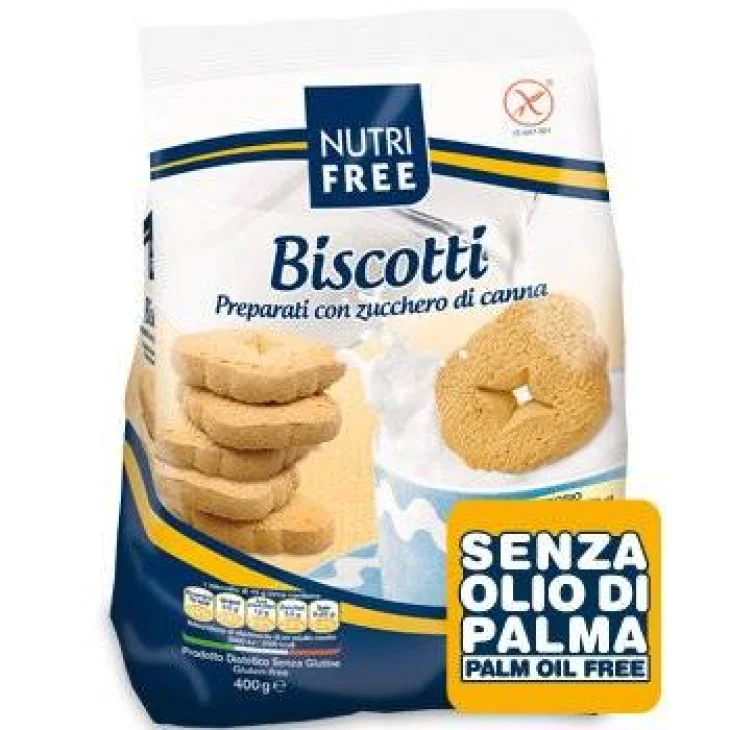 Nutri Free Biscotti Frollini senza glutine e lattosio 400 g