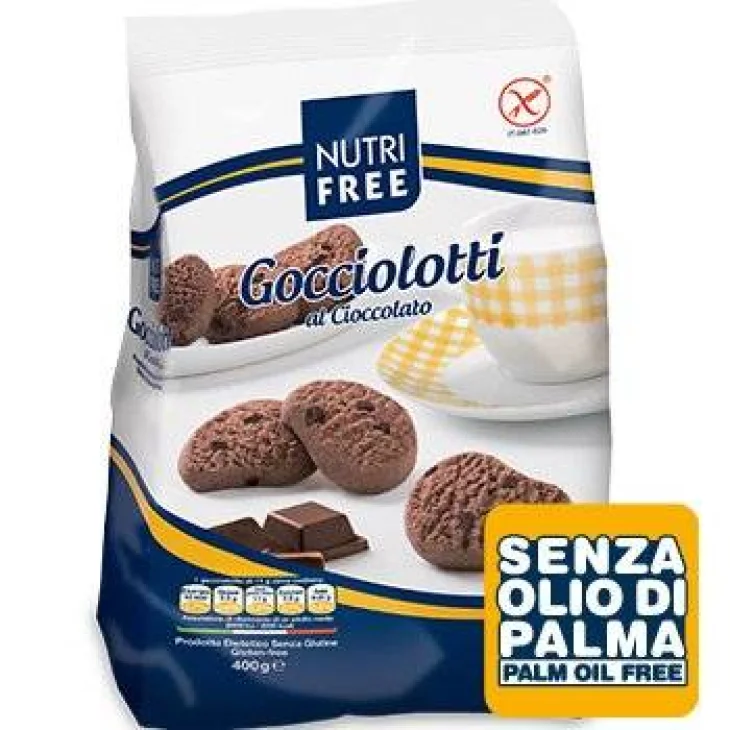 Nutri Free Gocciolotti al Cioccolato Biscotti Senza Glutine 40x6 gr