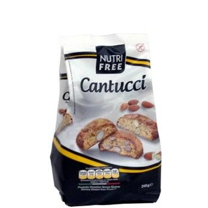 Nutri Free Cantucci Biscotti alle Mandorle Senza Glutine 240 gr.