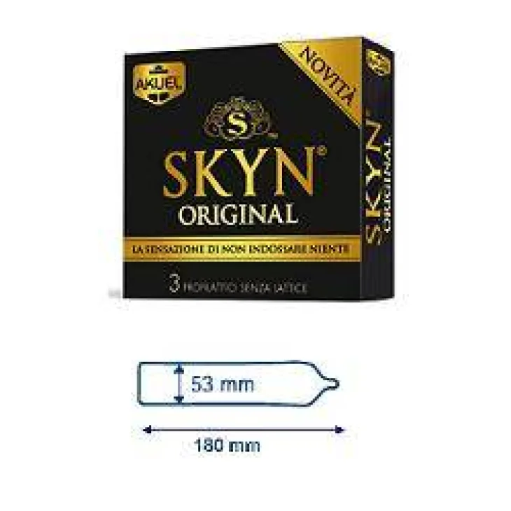 Akuel Skyn Original Profilattici molto sottili 3 pezzi