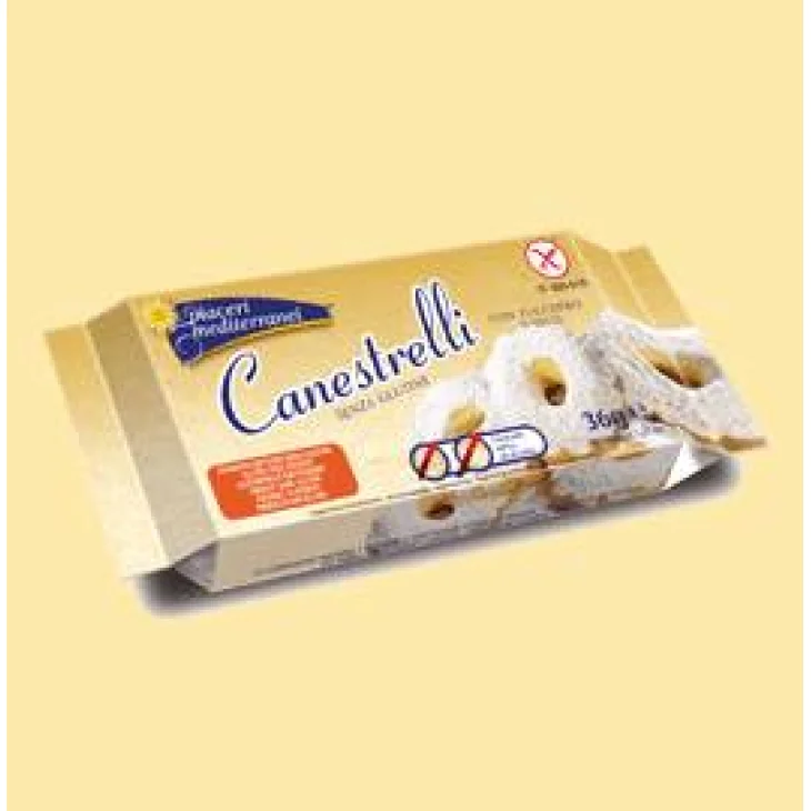 Piaceri Mediterranei Canestrelli Biscotti senza glutine e senza latte 165 g - Formato: 36 grammi