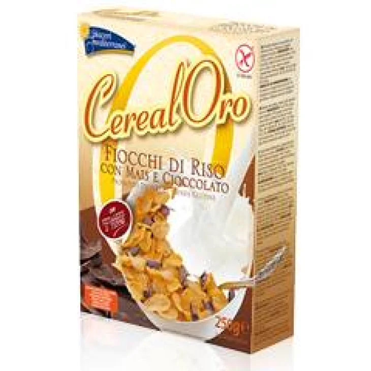 Piaceri Mediterranei CerealOro Fiocchi di Riso Mais e Cioccolato Senza Glutine