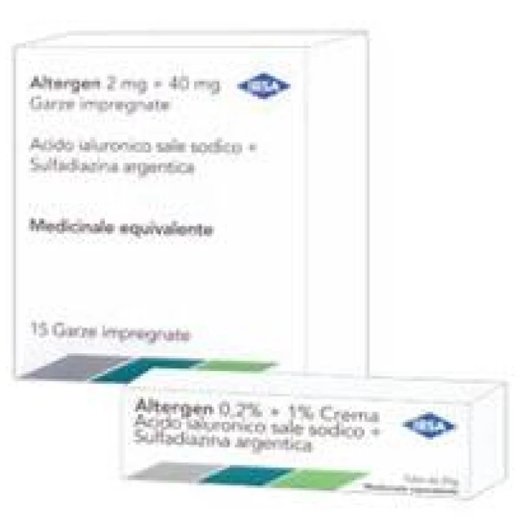 Altergen Garze Medicate 10x10 cm
