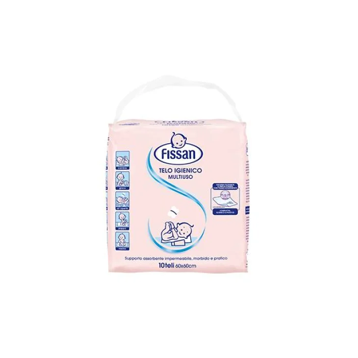 Fissan Baby Telo Igienico Multiuso 10 pezzi