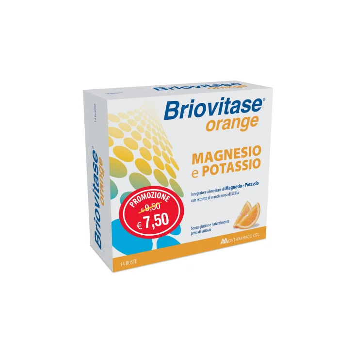 Briovitase Orange Integratore Magnesio e Potassio 14 bustine