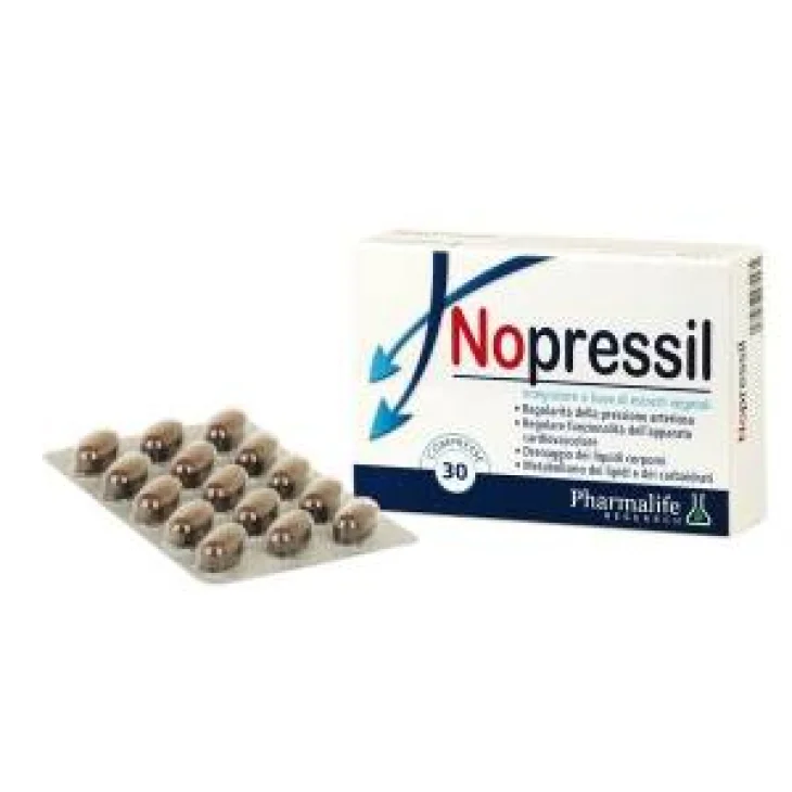 Pharmalife Research Nopressil Integratore per il sistema cardiocircolatorio 30 compresse