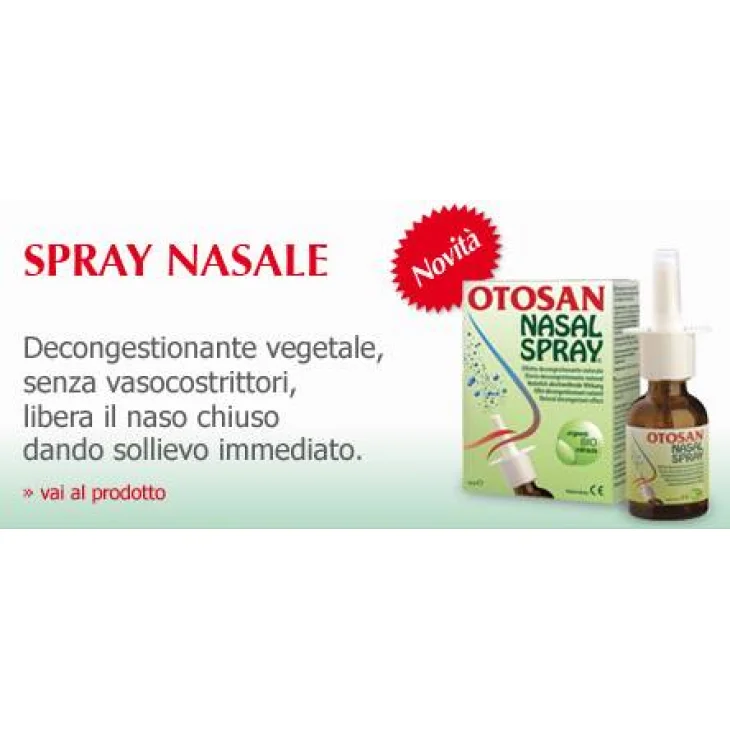 Otosan Spray Nasale Rimedio Naturale Contro Naso Chiuso