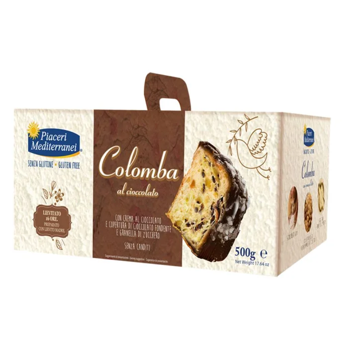 Piaceri Mediterranei Colomba Pasquale al Cioccolato Senza Glutine