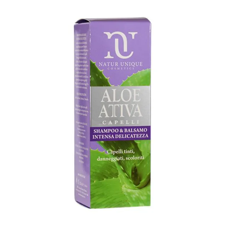 Natur Unique Aloe Attiva capelli Shampoo e Balsamo intensa delicatezza