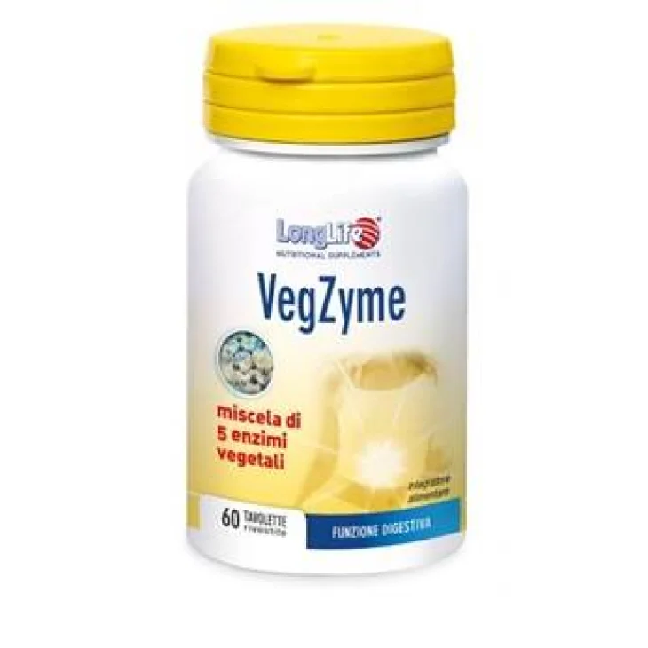 Longlife VegZyme Integratore per la Buona Digestione