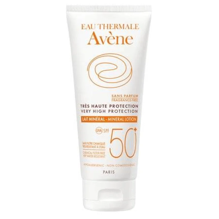Avène Latte Solare Schermo Minerale Protezione Solare SPF 50+ 100 ml
