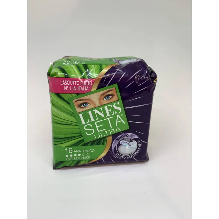 Lines Seta Ultra Assorbenti anatomici 16 pezzi