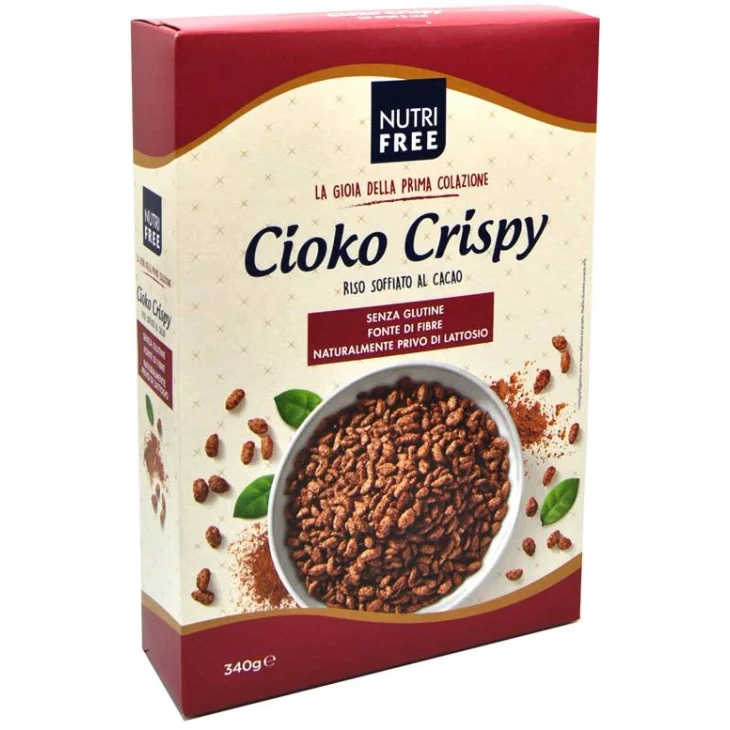 Nutri Free Cioko Crispy Cereali al cacao senza glutine e lattosio 340 g