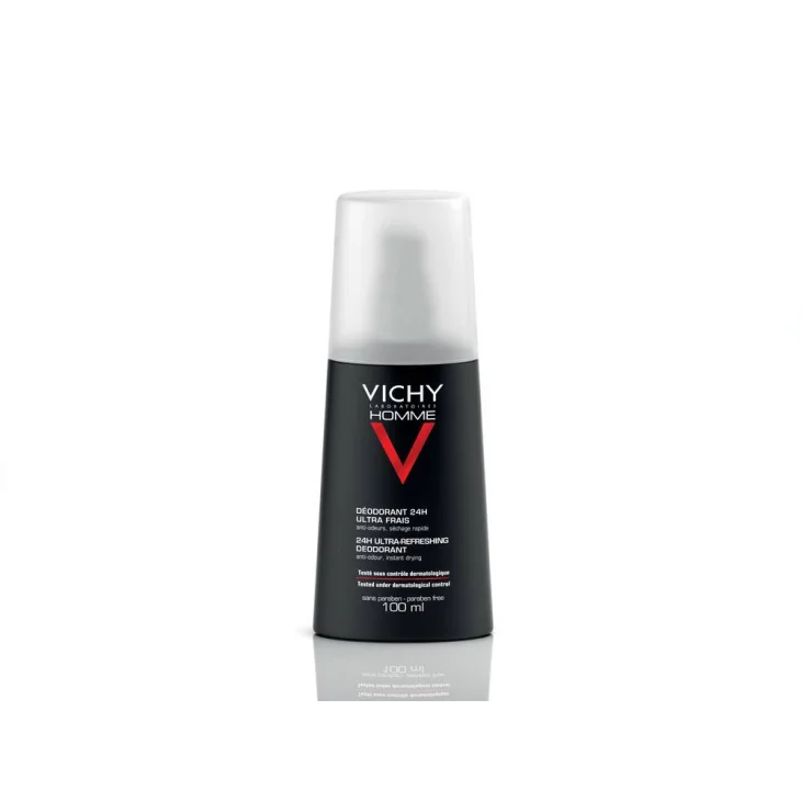 Vichy Homme Deodorante Vaporizzatore Ultra Fresco 100 ml
