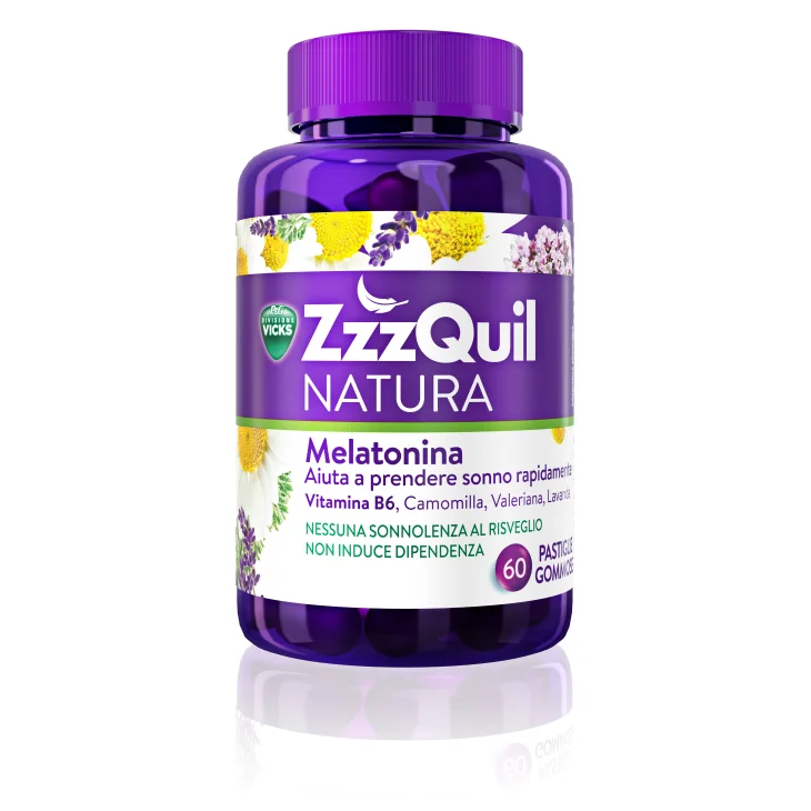 ZzzQuil NATURA Integratore per il Sonno 60 Pastiglie Gommose