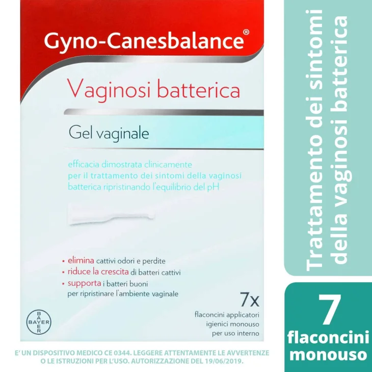 Gyno-Canesbalance Gel Vaginale Antibatterico 7 tubi da 5 ml