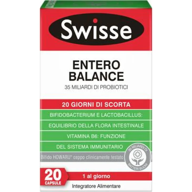 Swisse Entero Balance Integratore Fermenti Lattici