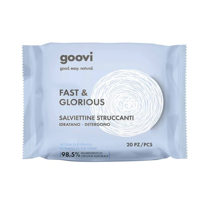 Goovi Fast&Glorius Salviettine Struccanti