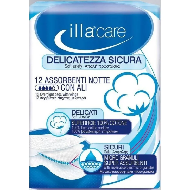 Illa Care Assorbenti Notte con Ali