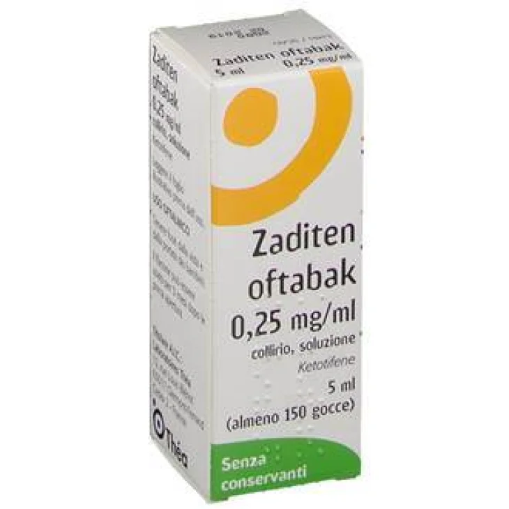 Thea Zaditen Oftabak Collirio 5ml 0,25mg