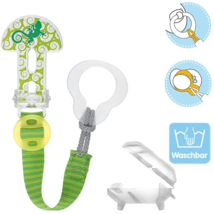 Mam Clip & Cover Neutro Portaciuccio con Copritettarella 1 Pezzo