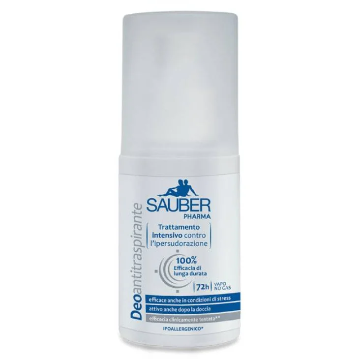 Sauber Deo Antitraspirante Vapo Trattamento Contro Ipersudorazione 75 ml