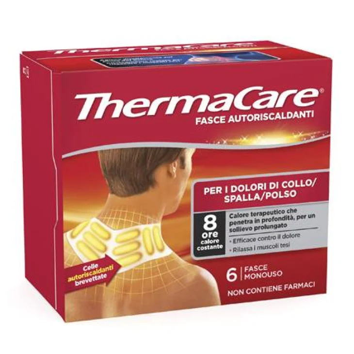 Thermacare Fasce Autoriscaldanti Collo-Spalla-Polso 6 Pezzi