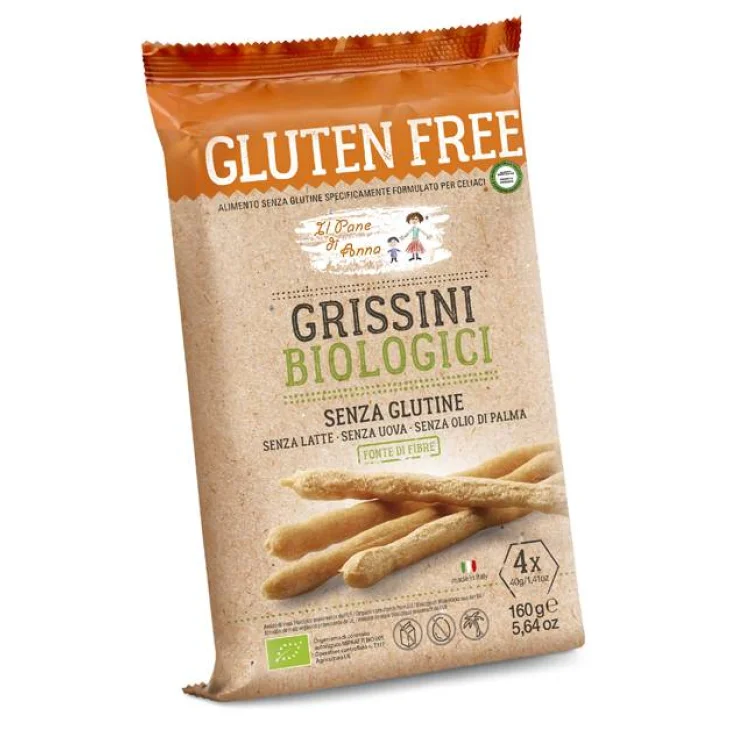 PANE ANNA GRISSINI BIOLOGICI 160 G