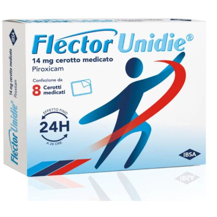 Flector Unidie Dolori Articolari e Muscolari 8 Cerotti Medicati 14 Mg