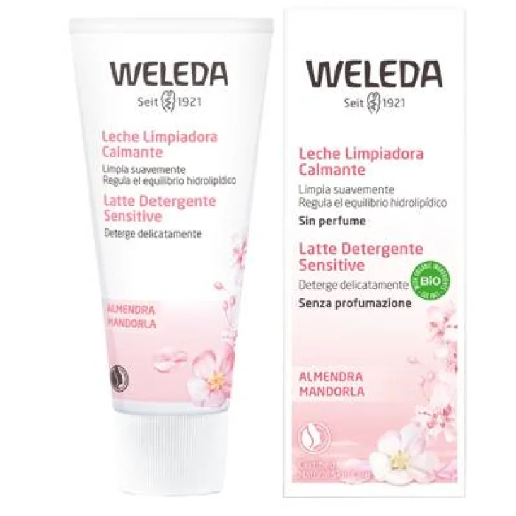Weleda Sensitive Latte detergente Viso alla Mandorla 75 ml