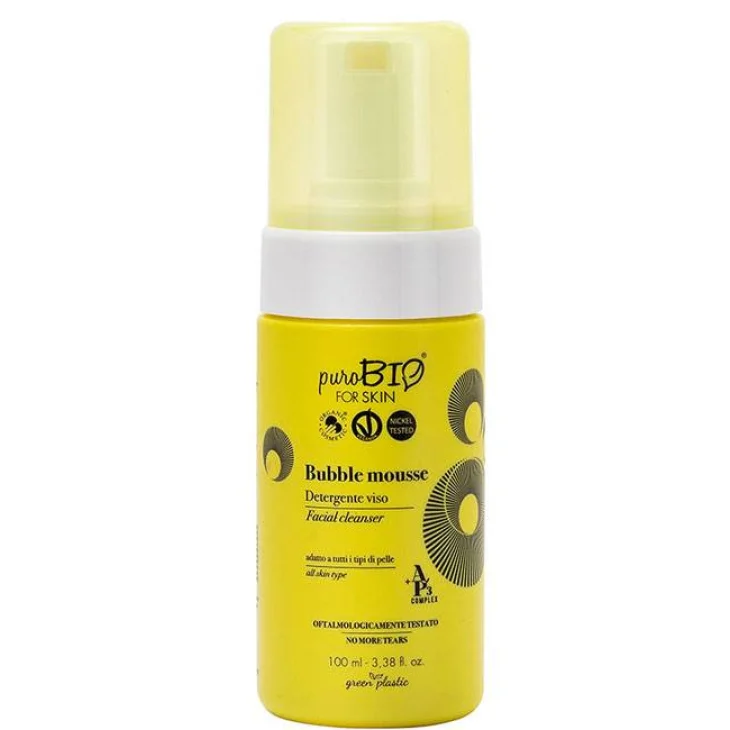 Purobio For Skin Detergente Viso Bubble Mousse 100 ml