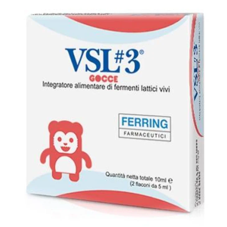 VSL Integratore per l'Equilibrio della Flora Intestinale Gocce 10 ml
