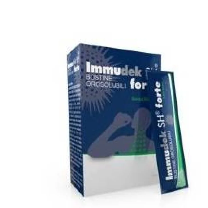ShedirPharma Immudek SH Forte per il sistema immunitario 16 Bustine Orosolubili