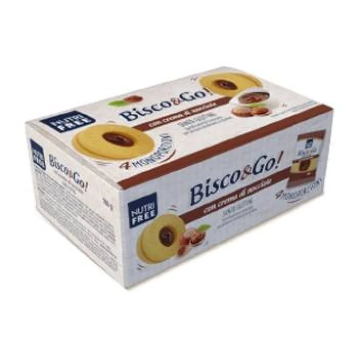 Nutri Free Bisco&Go Biscotti con Crema di Nocciole 4 x 40g