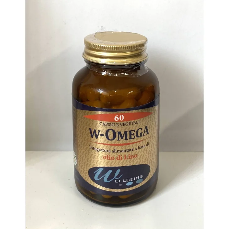 Wellbeing W Omega Integratore Metabolismo dei Lipidi 60 Compresse