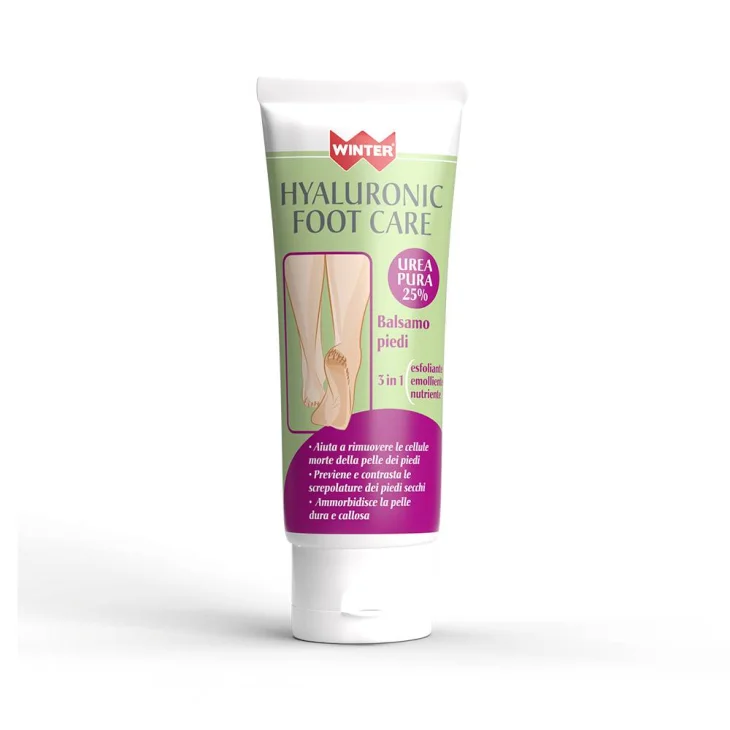 Winter Hyaluronic Foot Care Balsamo esfoliante emolliente e nutriente per i piedi 75 ml