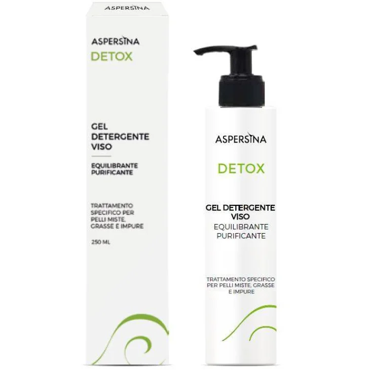 Aspersina Detox Gel detergente per il viso 250 ml