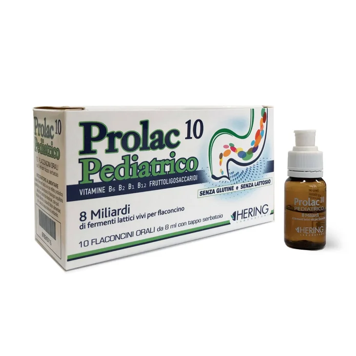 Hering Prolac10 Pediatrico Fermenti Lattici 10 Flaconcini 8 ml