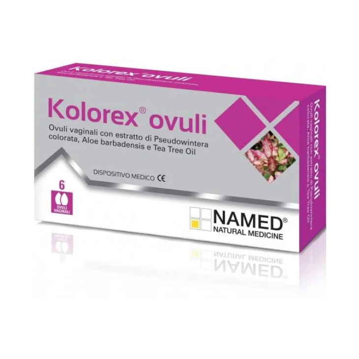 Named Kolorex Ovuli Vaginali Contro Candidosi 6 Ovuli