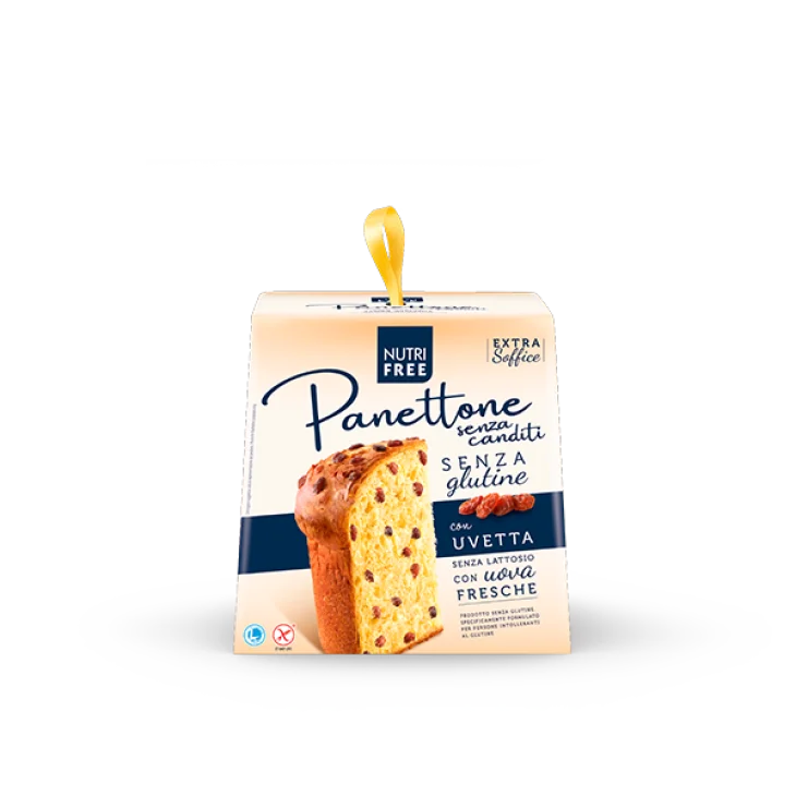 Nutrifree Panettone Senza Glutine e Lattosio Senza Canditi 600 g