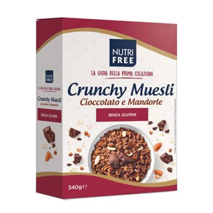 Nutrifree Crunchy Mix cioccolato e mandorle Cereali 340 g