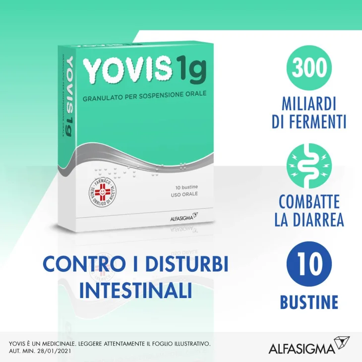 Yovis Integratore contro i disturbi intestinali 10 bustine