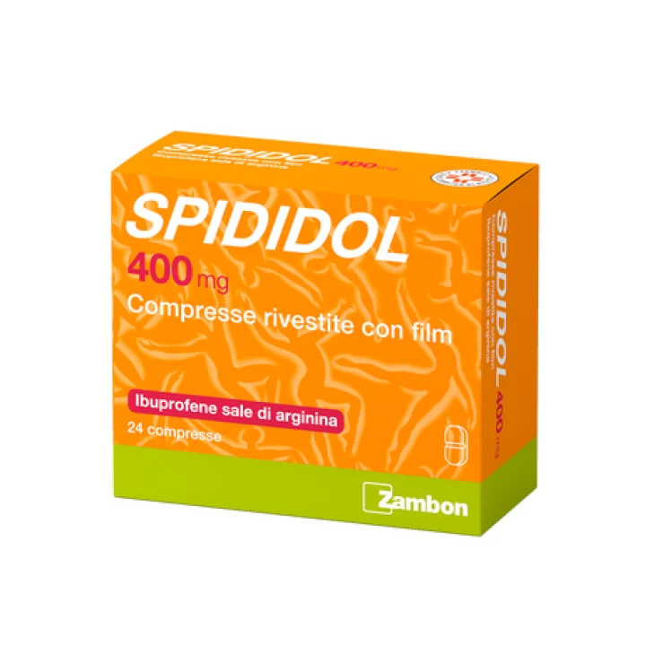 Spididol 400 mg Analgesico e Antinfiammatorio 24 compresse
