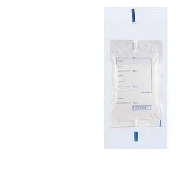 SACCA DA GAMBA PER RACCOLTA URINA TUBO DI COLLEGAMENTO 10CM750ML